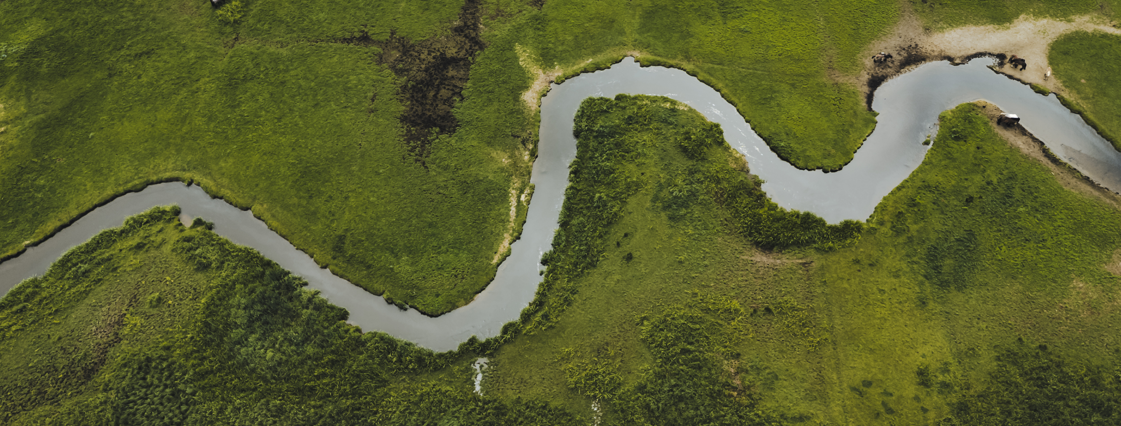 de swalm van bovenaf